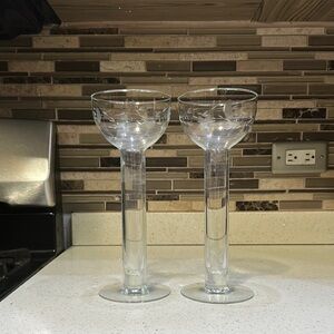 Princess House Two Candle Holders